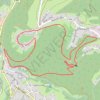 Trace GPS De Haselbourg au Rocher de Falkenfels, itinéraire, parcours