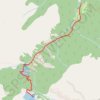 Trace GPS Encantats (Pyrénées Catalanes) Du Pont de Resec au refuge de Restanca, itinéraire, parcours