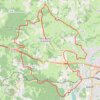 Trace GPS Circuit 8 Les Coussières - Espace Trail des Monts de Guéret, itinéraire, parcours
