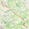 Trace GPS Saint-Galmier sorbiers, itinéraire, parcours