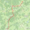 Trace GPS Tour du Morvan - De Larochemillay à La Rivière, itinéraire, parcours