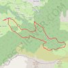 Trace GPS Aux environs de Mont-Piton, itinéraire, parcours