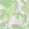 Trace GPS Tourrette-Levens - Mont Cima en boucle, itinéraire, parcours