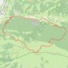 Trace GPS Mail-Arrouy-1261m: 02 MAI 2016 08:53, itinéraire, parcours