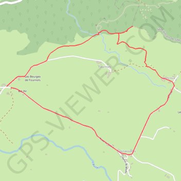 Trace GPS Anglards - Belvédère d'Impalier, itinéraire, parcours