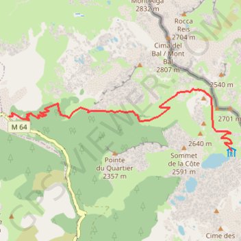 Trace GPS Lacs de Vens - retour le Pra, itinéraire, parcours