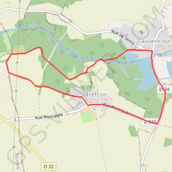 Trace GPS Saint-Martin-des-Prés, itinéraire, parcours