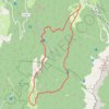 Trace GPS Plaine d'Arbounouse à Corençon en Vercors, itinéraire, parcours