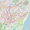 Trace GPS La Balade dans la ville de Meung-sur-Loire, itinéraire, parcours
