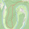 Trace GPS Rochehaut 28 Promenade de Laviot - 4.6 km, itinéraire, parcours