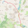 Trace GPS Du refuge des Merveilles au refuge de Nice, itinéraire, parcours