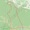 Trace GPS Les Têtes du Loup et de Roucaoule, les Barres de Gautier et de Fiot, la crête du Luberon, itinéraire, parcours