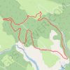 Trace GPS Randonnée à Puylaurent en Lozère, itinéraire, parcours
