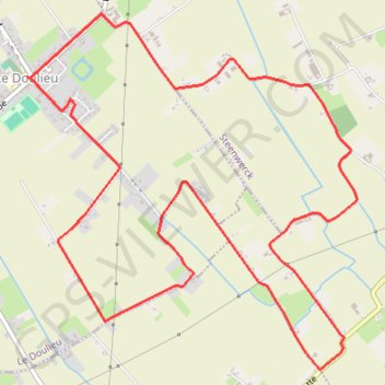 Trace GPS Circuit de la Gloriette - Le Doulieu, itinéraire, parcours