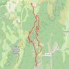 Trace GPS Gorges du Gueulard, itinéraire, parcours
