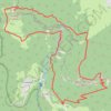 Trace GPS Croix du Nivollet par le Mont Peney, itinéraire, parcours