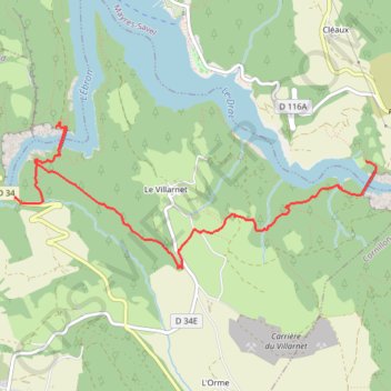 Trace GPS Passerelles himalayennes du Monteynard, itinéraire, parcours