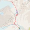 Trace GPS Rando ecrin glacier blanc, itinéraire, parcours