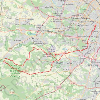Trace GPS Montrouge Cyclisme, itinéraire, parcours