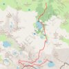 Trace GPS Crête des Gourgs Blancs depuis le refuge du Portillon, itinéraire, parcours