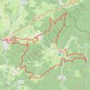 Trace GPS Le Velay des 3 Rivières - Clavas - Riotord, itinéraire, parcours