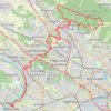Trace GPS 57 km et 640 m 19 nov Foret de Montmorency par accès direct (version été, donc pistes) Ch de la Chasse, itinéraire, parcours
