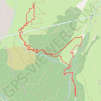 Trace GPS Chalet rosset, itinéraire, parcours
