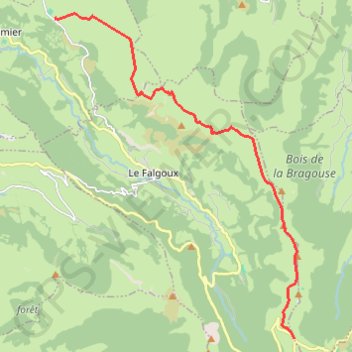 Trace GPS Pas de Peyrol col d'Aulac, itinéraire, parcours