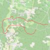 Trace GPS De Léogeat à Roaillan par les pinèdes et les bois de feuillus, itinéraire, parcours