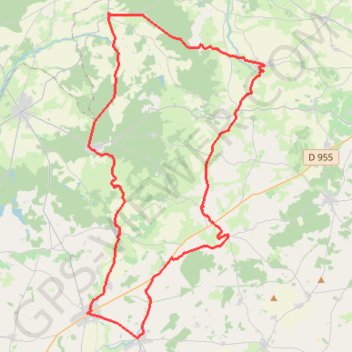 Trace GPS La Chapelotte - Les Aix-d'Angillon, itinéraire, parcours