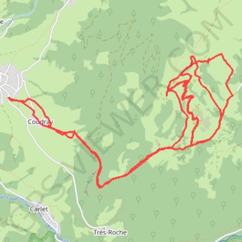 Trace GPS Plan de la Limace, itinéraire, parcours