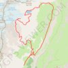 Trace GPS Lac des Quirlies et Râteau des Rousses par l'Échine de Praouat, itinéraire, parcours