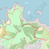 Trace GPS Le domaine d'Abbadia à Hendaye, itinéraire, parcours