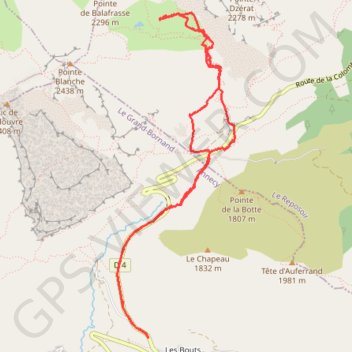 Trace GPS Lac de Peyre, itinéraire, parcours