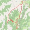 Trace GPS Rando à Montsalvy, itinéraire, parcours