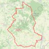 Trace GPS De Lavaré à Saint-Calais, itinéraire, parcours