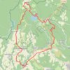 Trace GPS Montagne Noire Lac La Prade, itinéraire, parcours