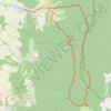 Trace GPS Rando la croix du bezot Ourches, itinéraire, parcours