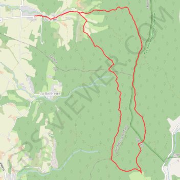 Trace GPS Rando la croix du bezot Ourches, itinéraire, parcours