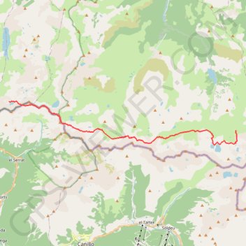 Trace GPS Pyrénées HRP, itinéraire, parcours