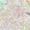 Trace GPS Circuit pédestre dans Lille, itinéraire, parcours