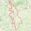 Trace GPS Voie 2DB-B10 - Alençon - St-Germain-sur-Sarthe - Alençon, itinéraire, parcours