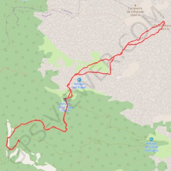 Trace GPS La Collarda (Mariano), itinéraire, parcours