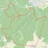 Trace GPS Boucle depuis Sart-Custinne, itinéraire, parcours