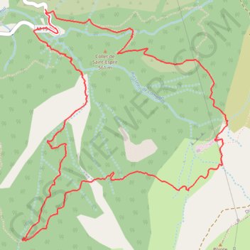 Trace GPS Mine de l'Eguisse, itinéraire, parcours