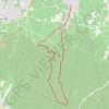 Trace GPS Autour de Saint-Paul-les-Fonts (30), itinéraire, parcours