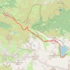 Trace GPS Lac Bleu de Lesponne, itinéraire, parcours
