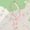 Trace GPS Cotiella depuis le refuge de Lavasar, itinéraire, parcours