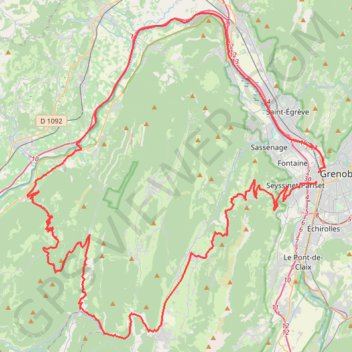 Trace GPS Col du Mont Noir, itinéraire, parcours