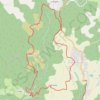 Trace GPS La cascade de la Fagette - Chastel Nouvel, itinéraire, parcours